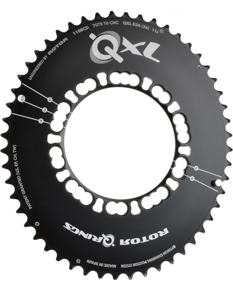 Plato Rotor Qring QXL 5 Tornillos 110 Bcd Exterior