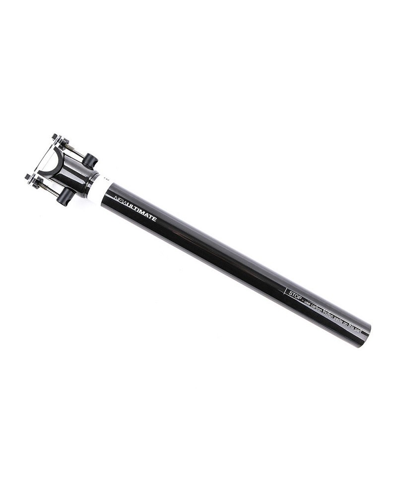 Tija New Ultimate EVO Carbon 410mm Brillante