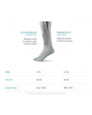 Calcetín Gobik Pure Unisex Niagara Blue