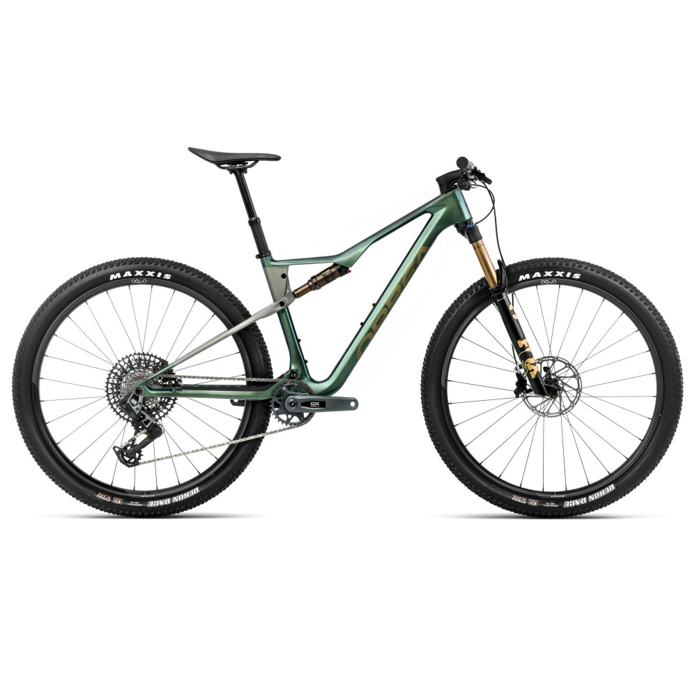Vélo Orbea OIZ M10 AXS Seaweed Carbon View (brillant) - Spaceship Green (mat) 2026