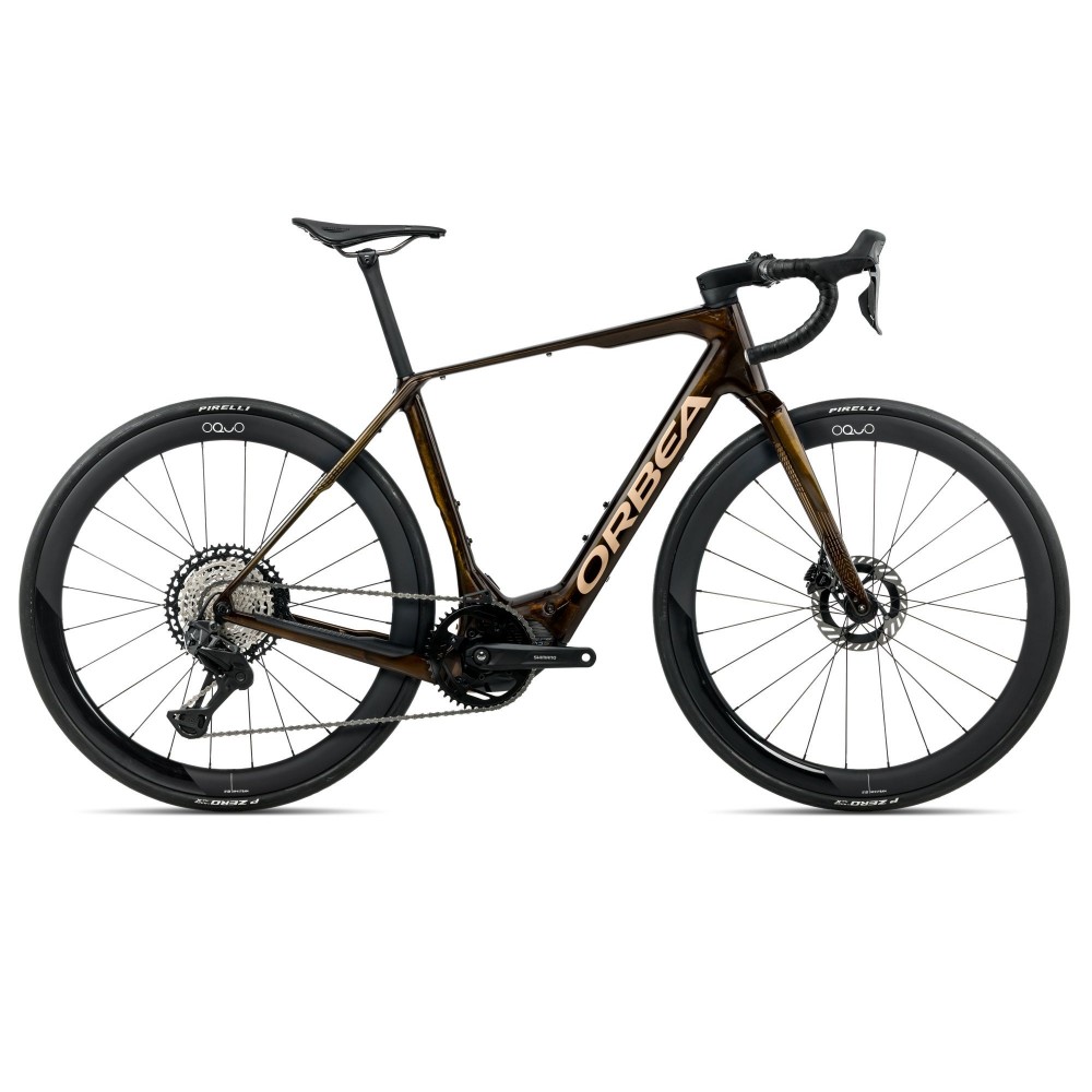 Vélo Orbea Orbea DENNA M10i Caramel Carbon View - Golden Sand (Gloss) 2026
