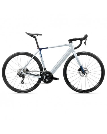 Vélo Orbea GAIN M30 Halo Silver (mat) - Blue Carbon View (brillant) 2026