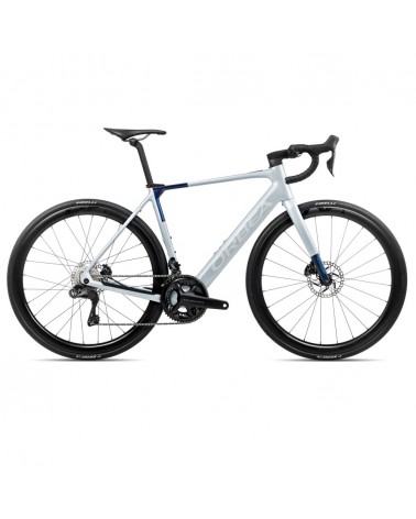Vélo Orbea GAIN M20i Halo Silver (mat) - Blue Carbon View (brillant) 2026
