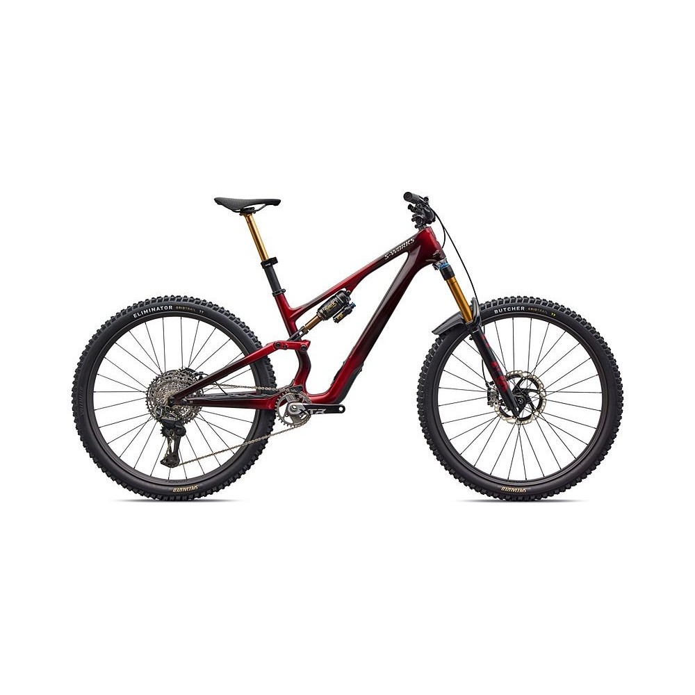Vélo Specialized S-Works Stumpjumper 15 Evo Di2 Gloss Solidity Metallic / Bordeaux Metallic / Brushed Chrome 2026