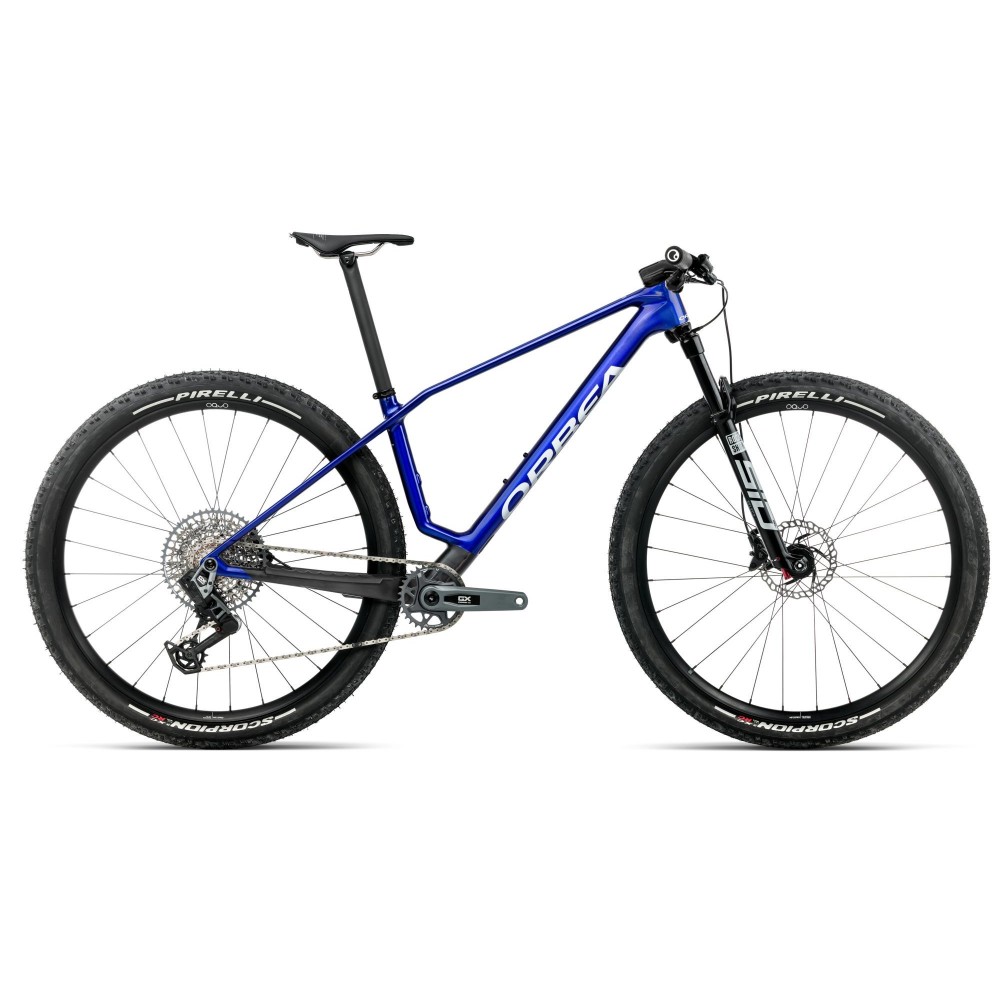 Vélo Orbea ALMA M-PRO Bleu cobalt (brillant) - Carbone brut (mat) 2026