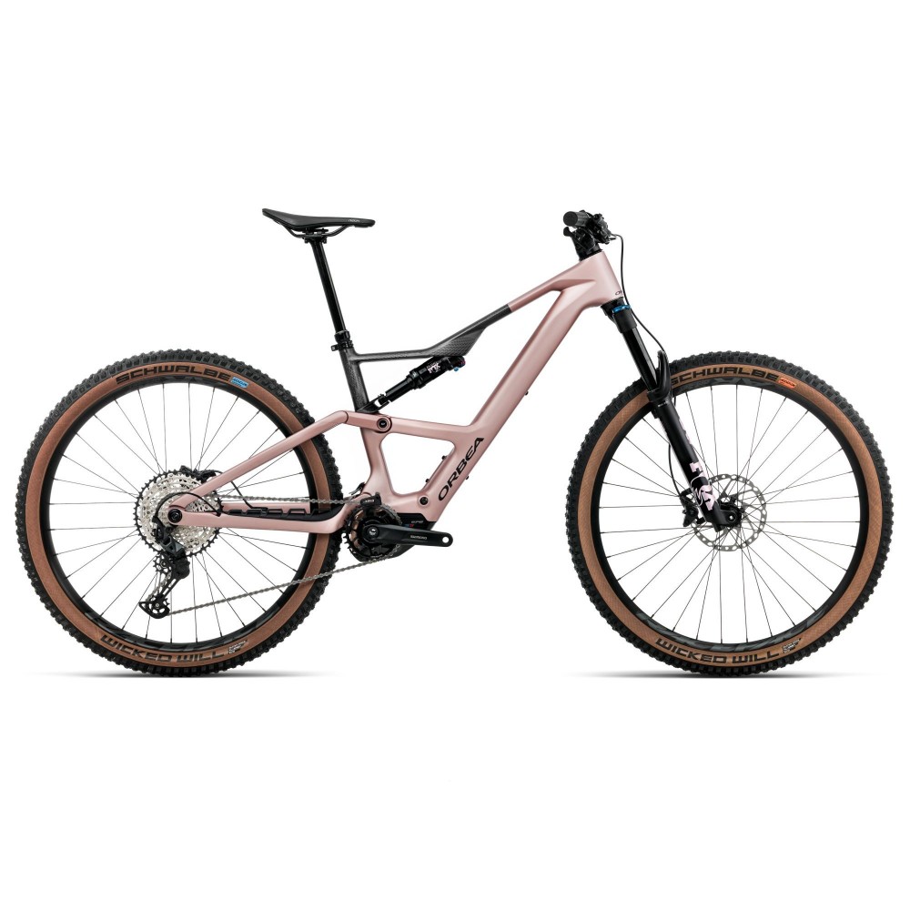 Vélo Orbea RISE SL M20 420W Desert Rose - Carbone brut (mat) 2026
