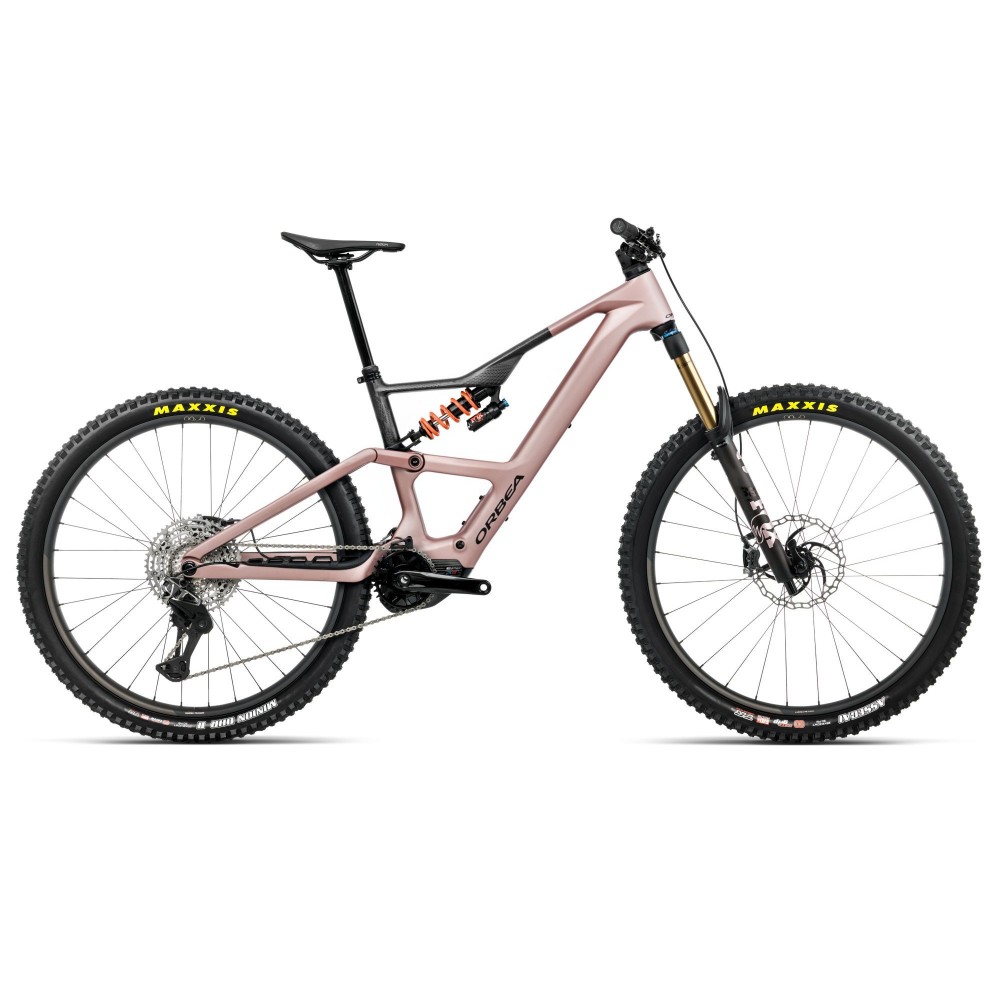 Vélo Orbea RISE LT M-TEAM 420W Desert Rose - Carbone brut (mat) 2026