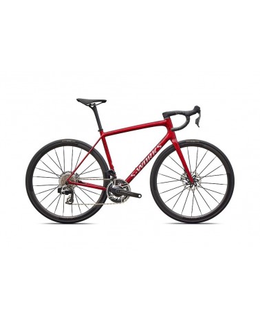 Vélo Specialized S-Works Aethos 2 - Sram Red Axs Base métallique couleur grès / teinte rouge 2026