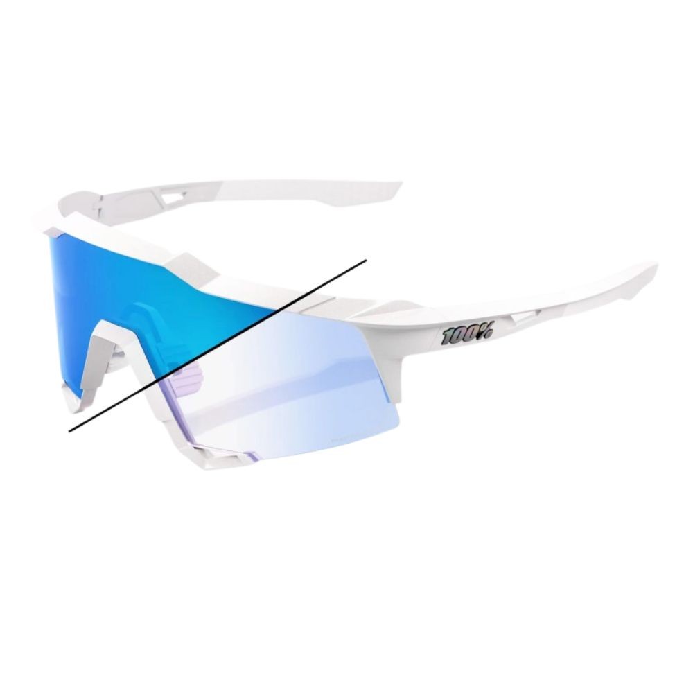 Lunettes 100% Speedcraft Bastille Blue Mirror Photochromic Lens