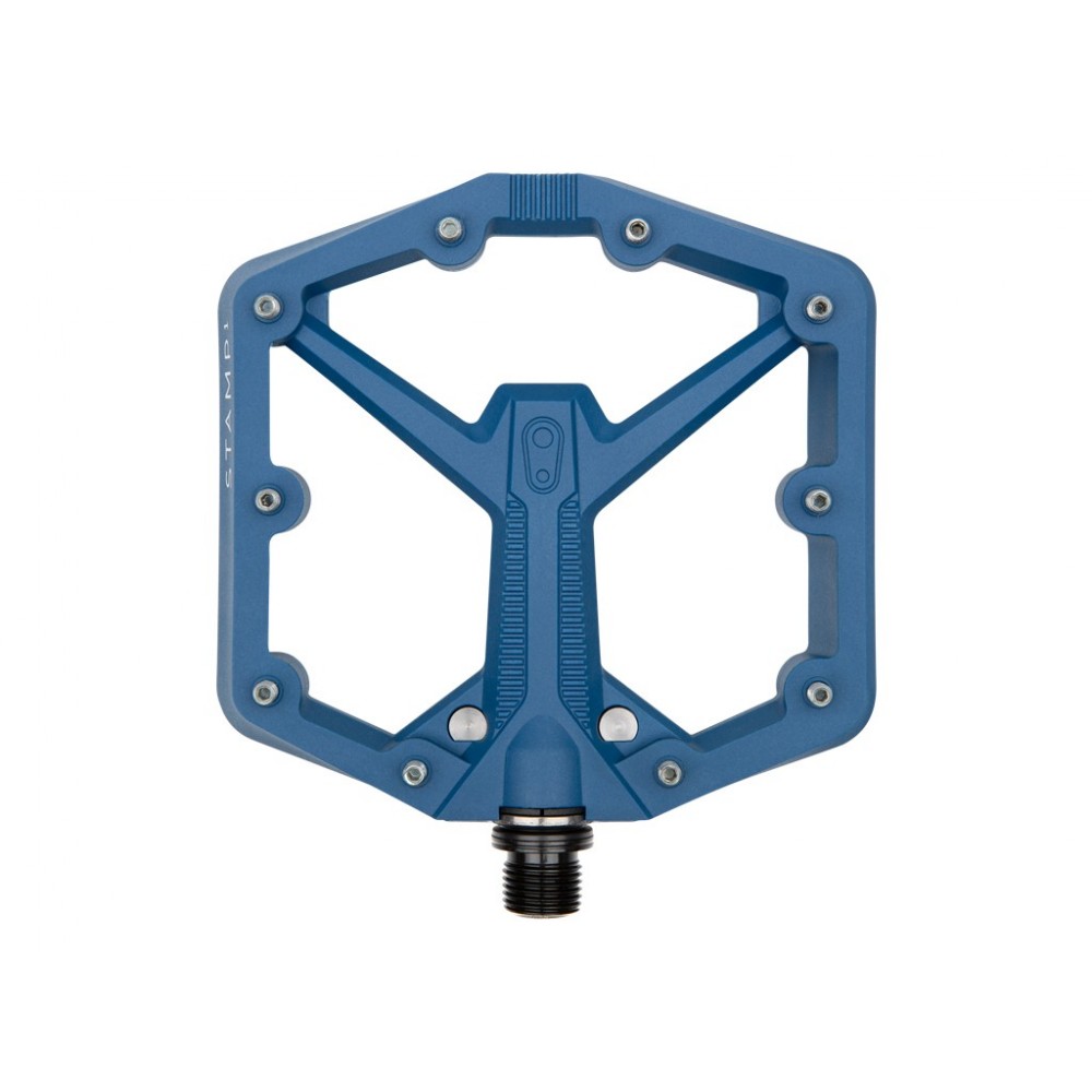 Pédales Crank Brothers stamp 1 large navy blue gen 2