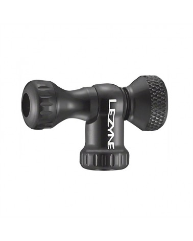 Adaptateur lezyne control drive co2 head only gloss black