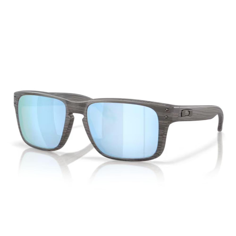Lunettes Oakley Holbrook s Verres prizm deep water polarized/Monture woodgrain