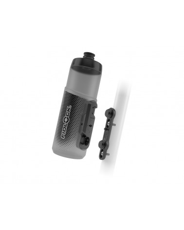 Bidon + socle + connecteur Twist Fidlock 600ml gris