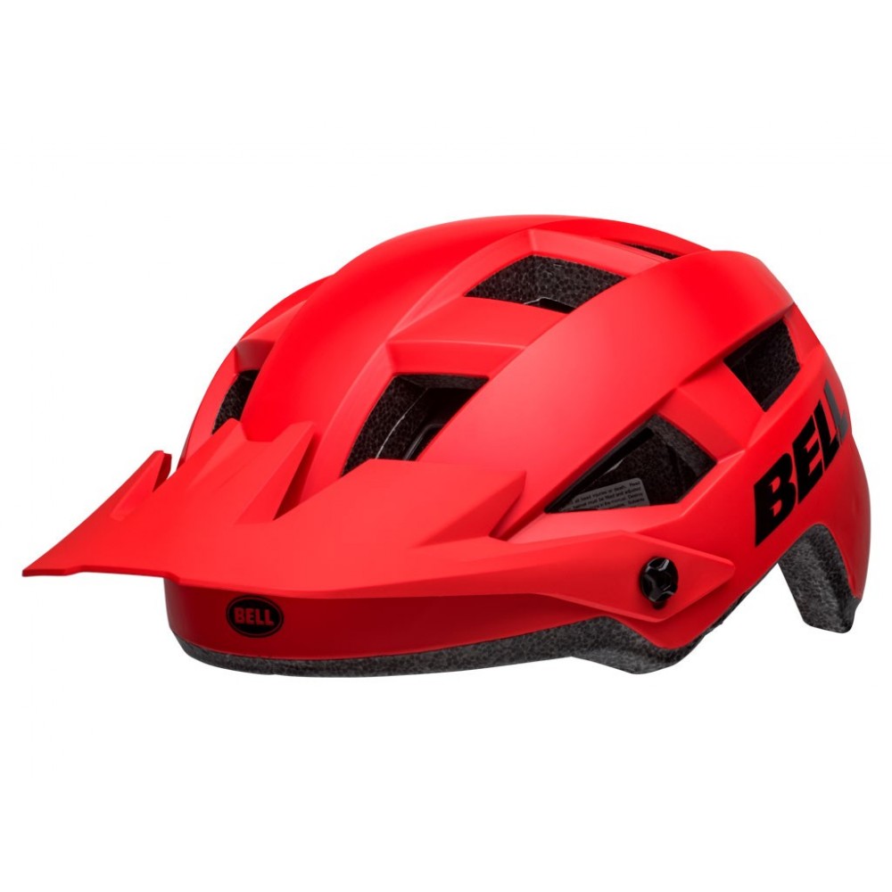 Casque Bell Spark 2 mat rouge