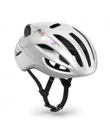 Casque Met Rivale Mips Blanc holographique|Brillant