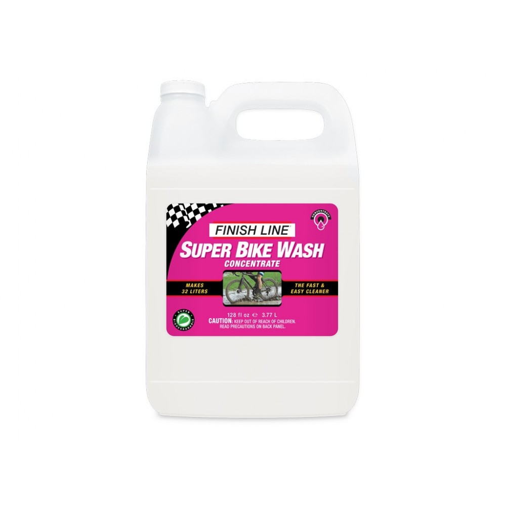 Nettoyant concentré Super Bike Wash Finish Line 3,78 L