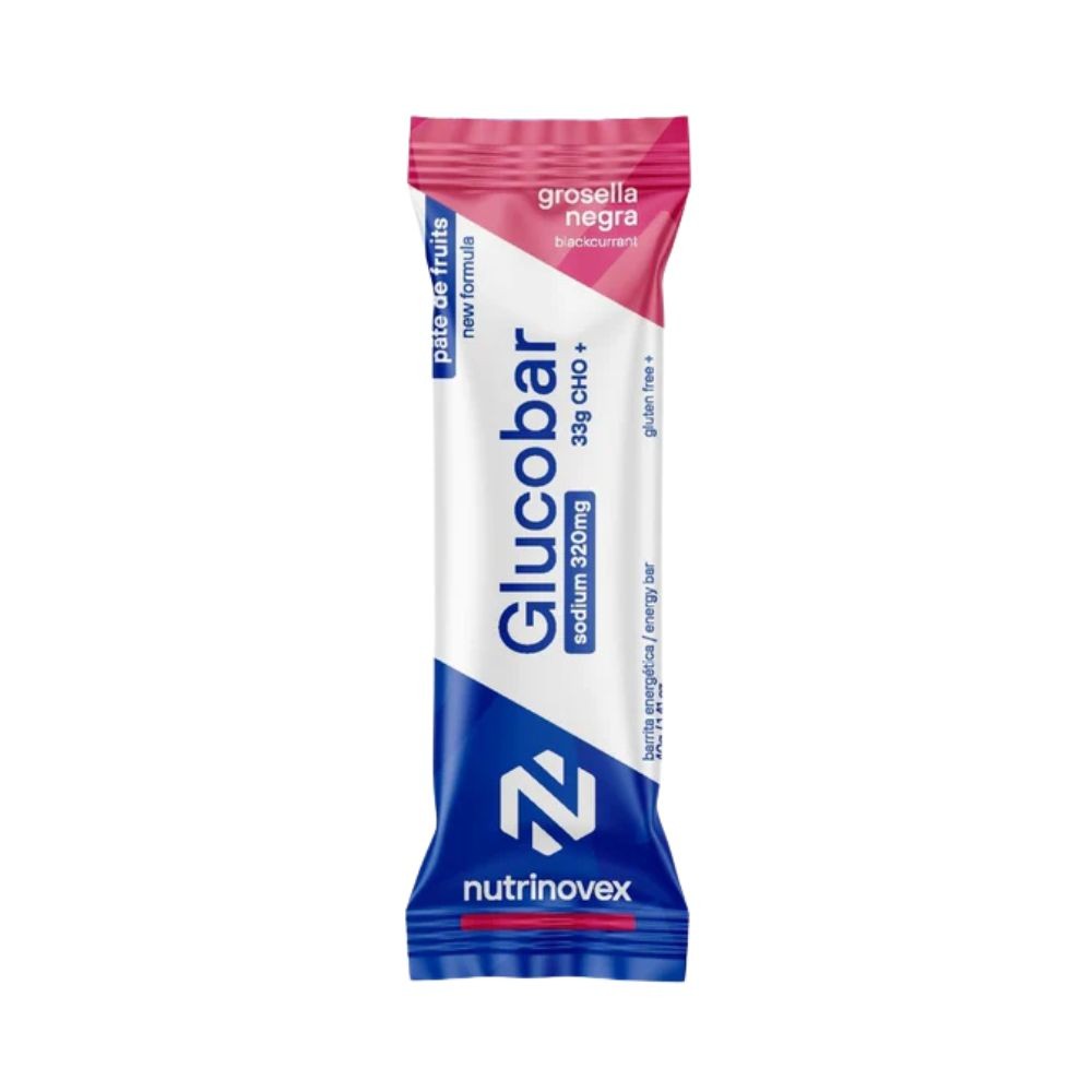 Barre énergétique Nutrinovex Glucobar au sodium et à la cassis
