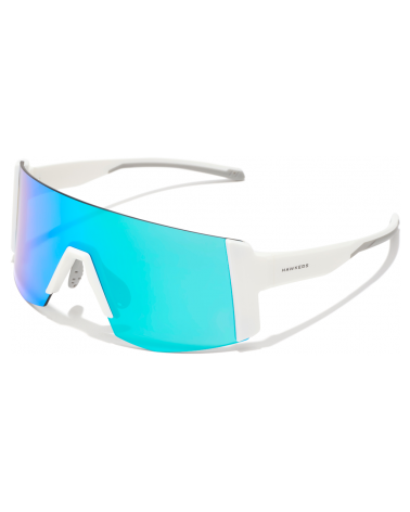 Lunettes Hawkers Lynx Small Blanc mat/Bleu