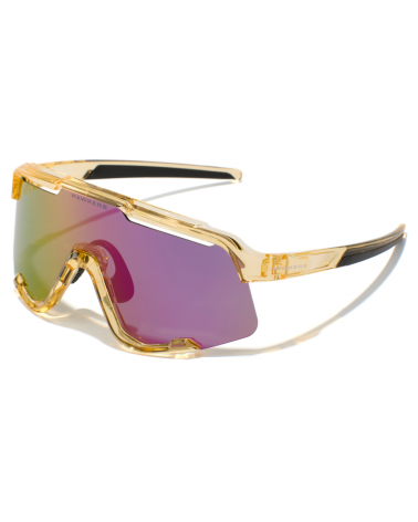 Lunettes Hawkers Power Champagne Transparentes Brillantes - Violet nébuleux