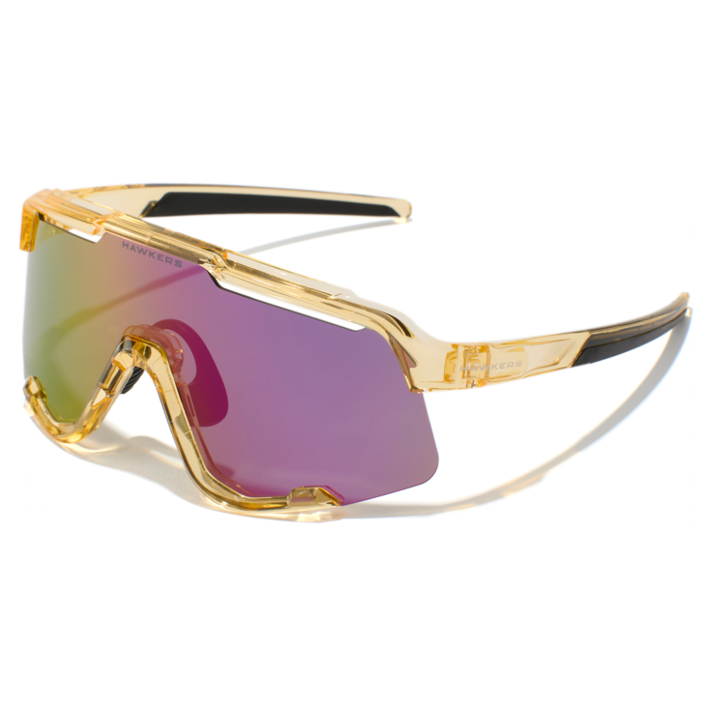 Lunettes Hawkers Power Champagne Transparentes Brillantes - Violet nébuleux