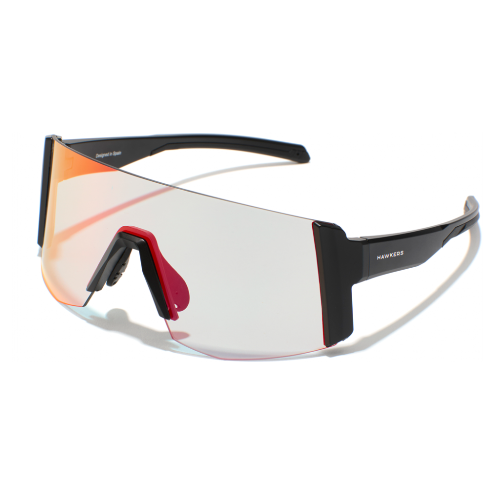Lunettes Hawkers Lynx Small Noir mat - Photochromiques Clear/Noir