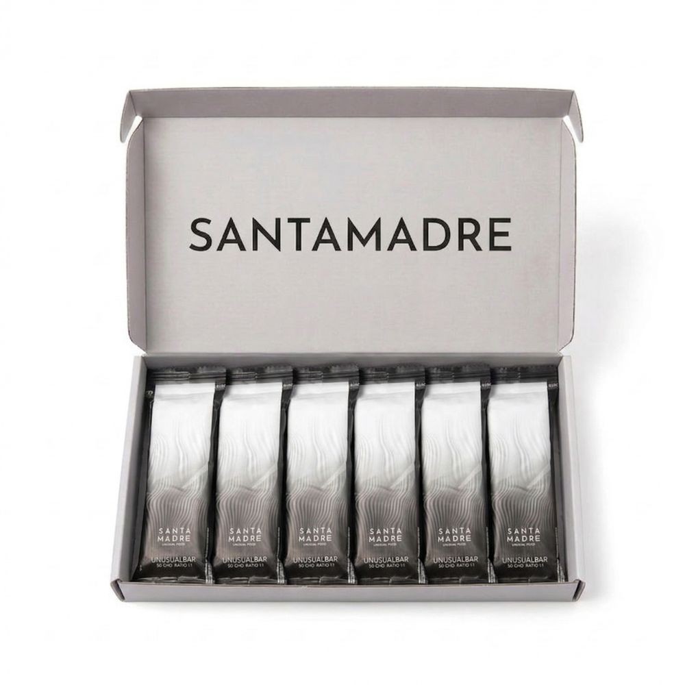 Boîte de barres Santa Madre Unusual Bar 50CHO Neutral 16 x 65g