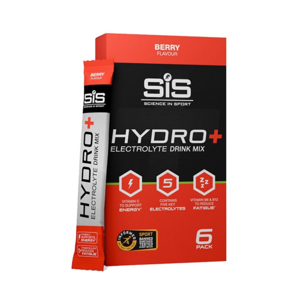 Boîte de boisson isotonique SIS GO Hydro + poudre aux baies 6 x 4,5 g